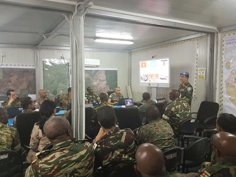 Kỷ niệm 73 năm Ngày thành lập Quân đội nhân dân Việt Nam tại Phái bộ MINUSCA